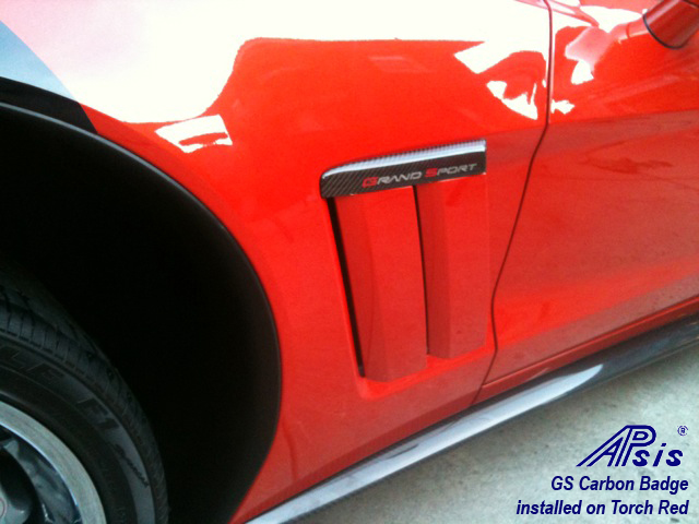 APsis Carbon Fiber Grand Sport C6 Corvette Side Badges